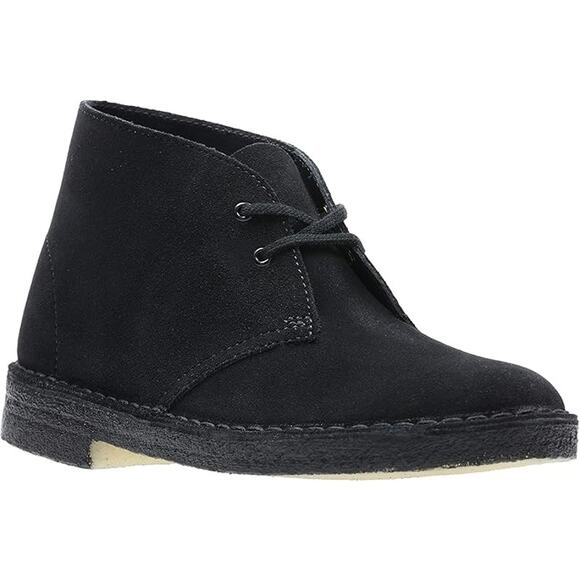 NWT Clarks womens Desert Boot., Black Suede, 9.5 - Picture 2 of 7
